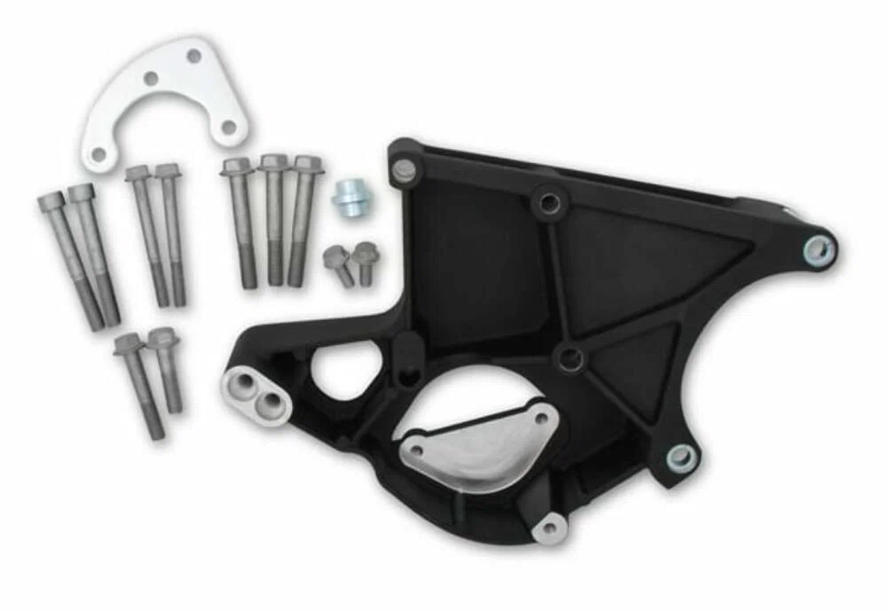 For applications without A_C or using factory A_C bracket 20-135BK